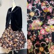 画像8: ハンドメイドギャザースカート【和柄黒系・70cm丈】