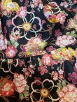 画像7: ハンドメイドギャザースカート【和柄黒系・70cm丈】
