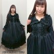 画像17: 大衿フリルワンピース【黒・ポリエステル生地】