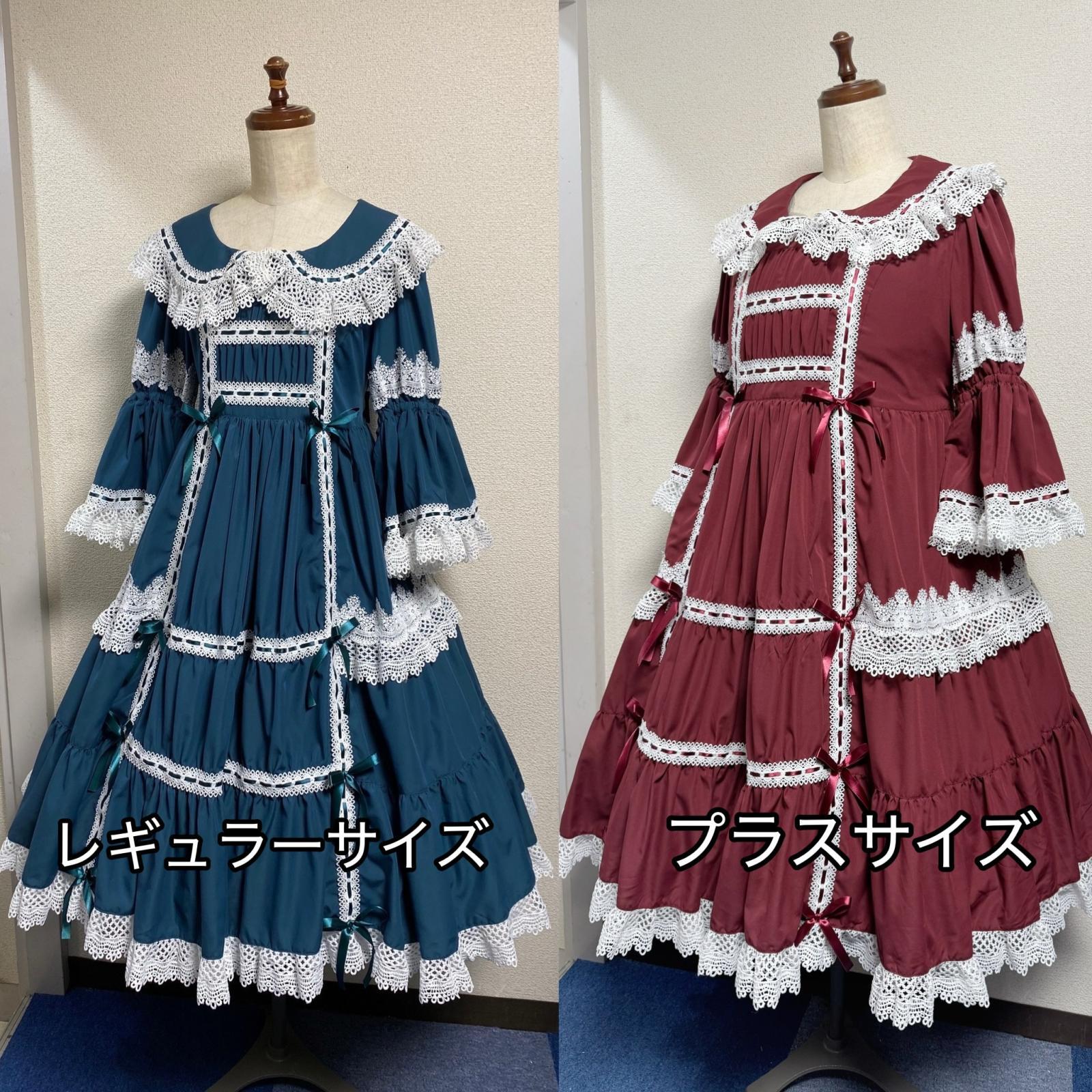 画像: ノスタルジックプリンセスドレス【黒×白レース・レギュラーサイズ】