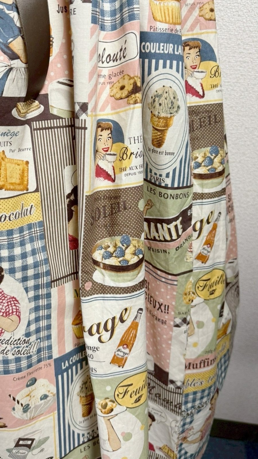 画像4: デイリーシャーリングワンピース【レトロ柄・レギュラーサイズ】